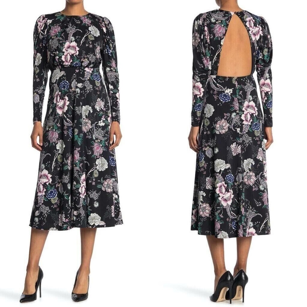 AFRM X Nordstrom Delilah‎ Open Back Floral Dress Sz XS